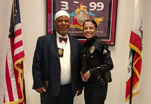 Los Angeles Police Department has officially commissioned their first Muslim chaplain.